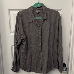 J. Jill Gray Button Down Shirt